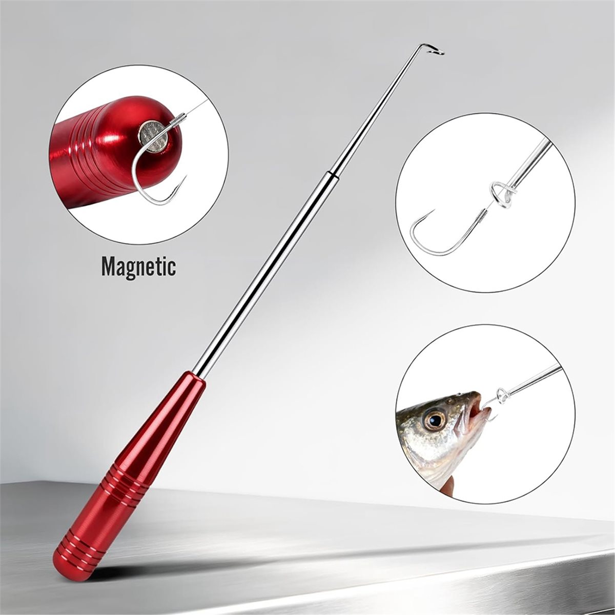 T34C フィッシュフックリムーバーツール＆フィッシングプラ - Fishing Hook Remover のレビューと価格
