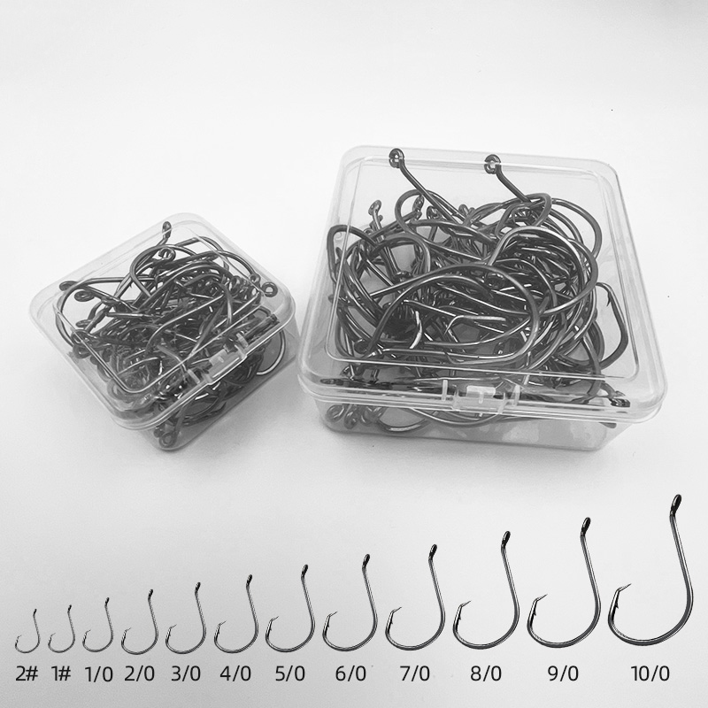 ShareShark 50個/箱 7384 高炭素鋼タコ釣り - Fishing Hook Circle のレビューと価格
