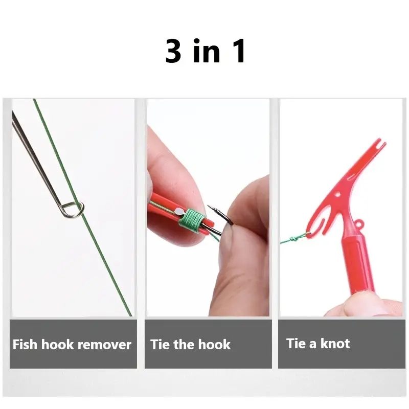 デュアル目的クイックタックルフックタイディープスロートブライ - Fishing Hook Remover のレビューと価格