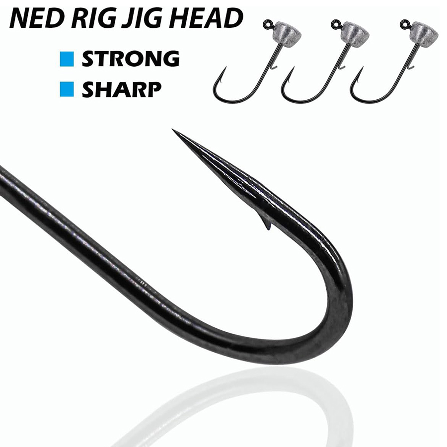 マッシュルームヘッドフィッシング用のジグヘッド,ソフトルアー - Fishing Hook Weedless のレビューと価格
