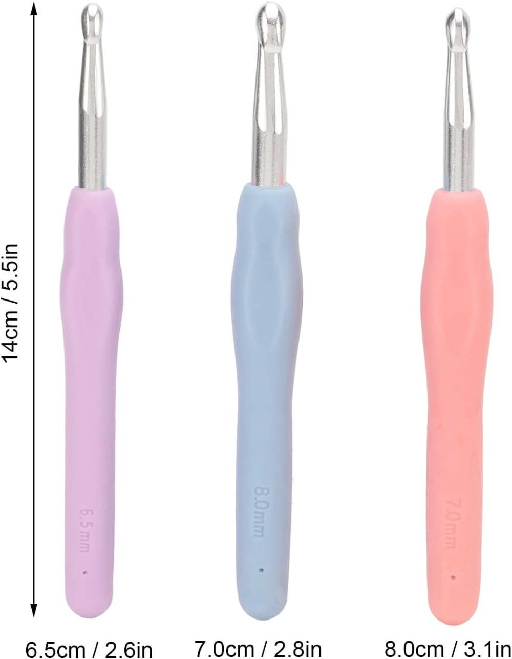 人間工学に基づいたかぎ針セット 大型 編み針キット ステッチ - Fishing Hook Size のレビューと価格