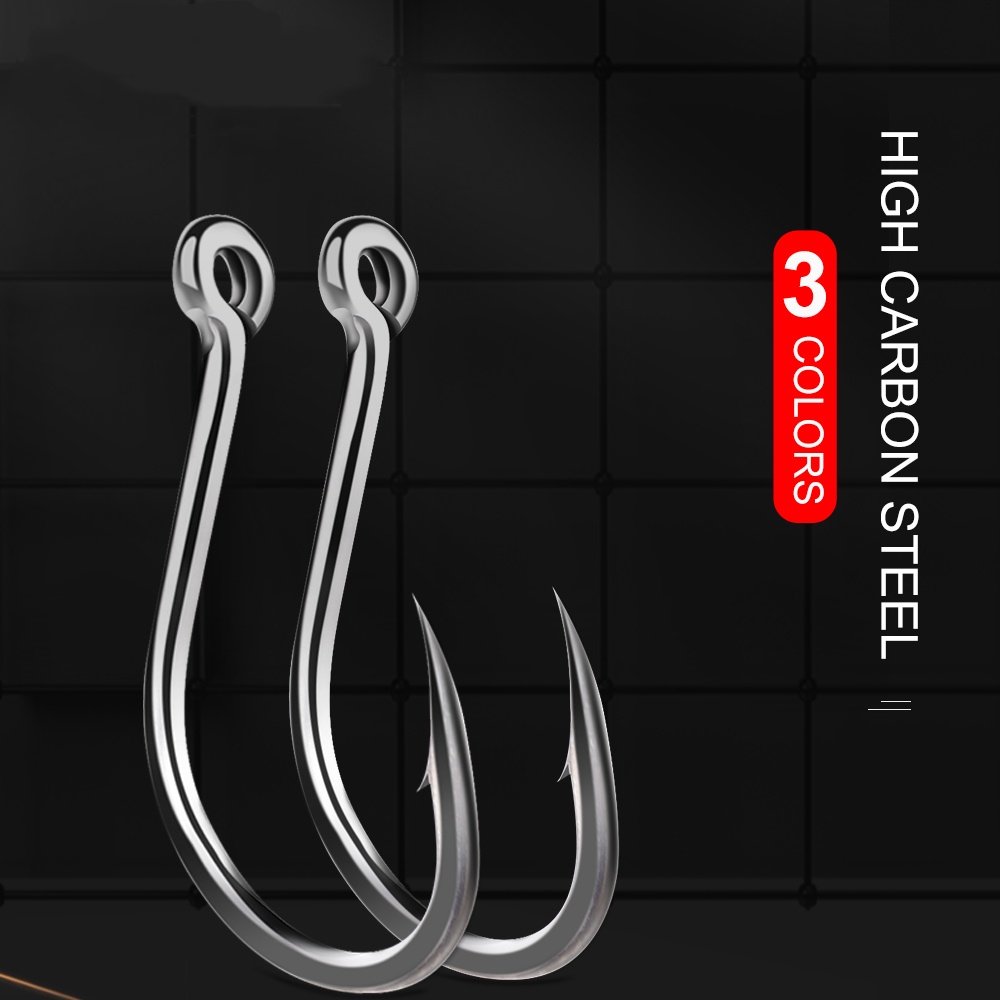 FTK 50-100個入り ゴールド釣り針 高炭素鋼 1 # - Fishing Hook Barbless のレビューと価格
