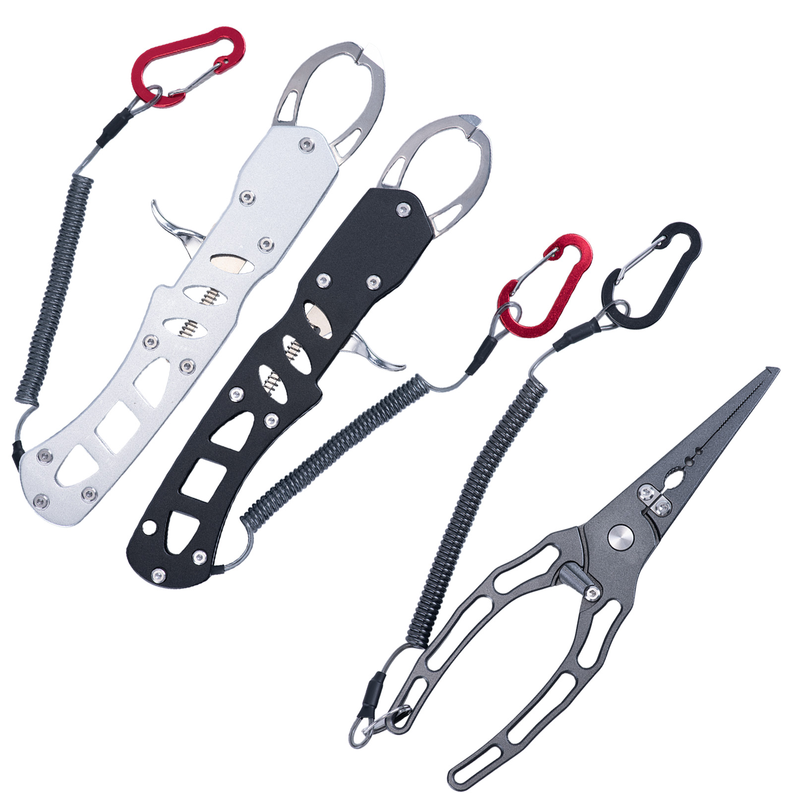 釣り用プライヤーとフィッシュグリッパーのコンボキット、錆びな - Fishing Hook Remover のレビューと価格